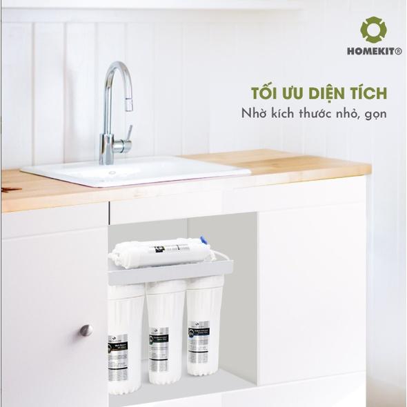 Máy lọc nước UF 5 lõi lắp âm HOMEKIT WP-101 nhỏ gọn không dùng điện - lắp đặt tận nhà, bảo hành 12 tháng - Hàng chính hãng