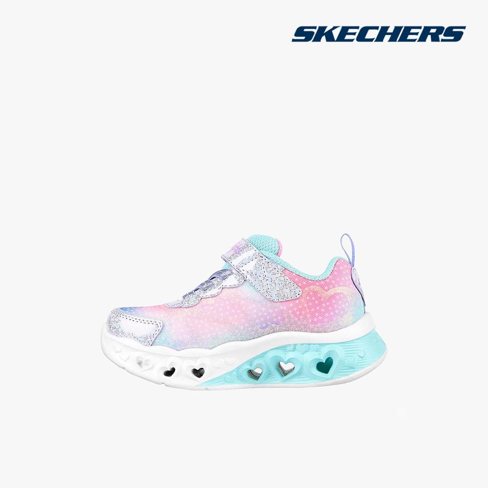 SKECHERS - Giày thể thao bé gái thắt dây Flutter Heart Lights Simply Love 302315N