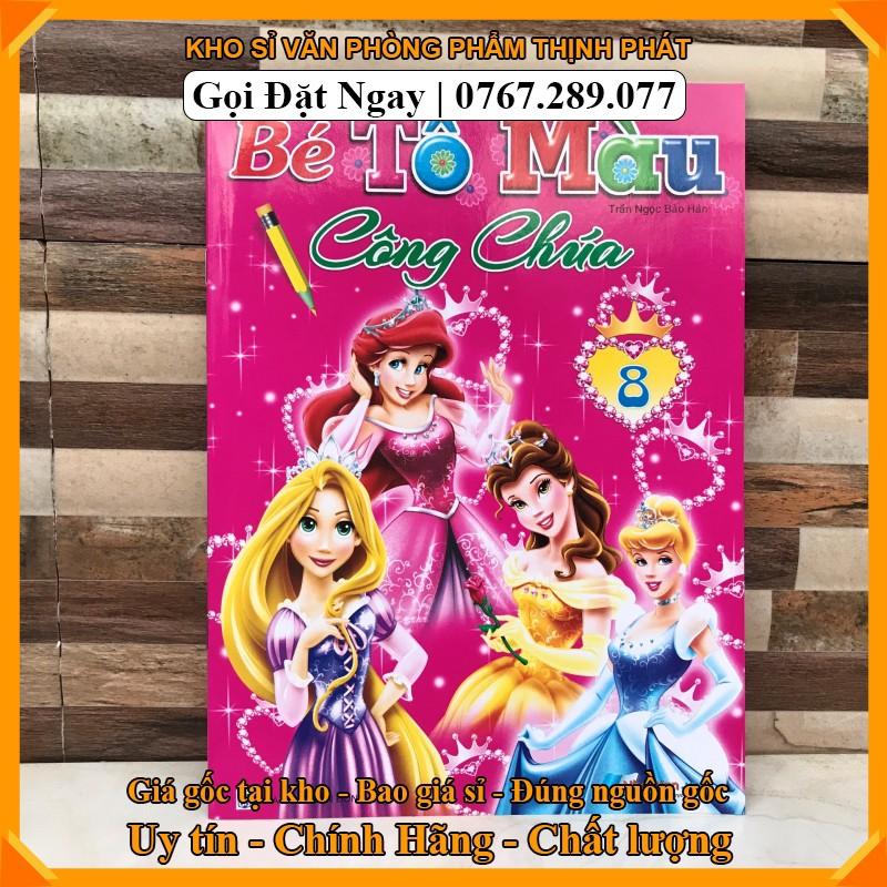 BÉ TẬP TÔ MÀU CÔNG CHÚA