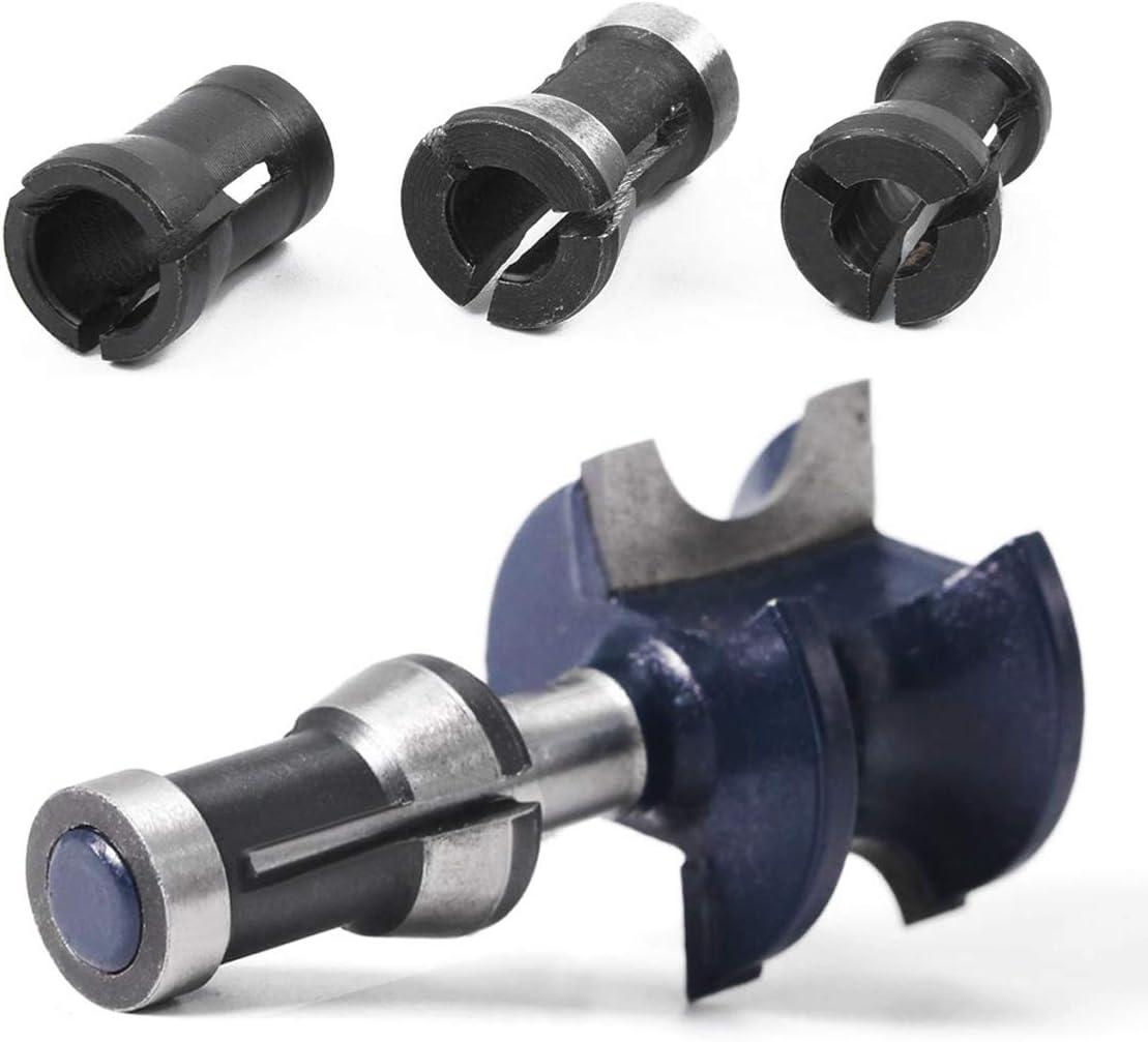 Collet Chuck Adapter Điện Router Bit Collet 6mm/6.35mm/8mm Máy Điện Gỗ Router Collet Giá Đỡ Dụng Cụ Cầm Tay