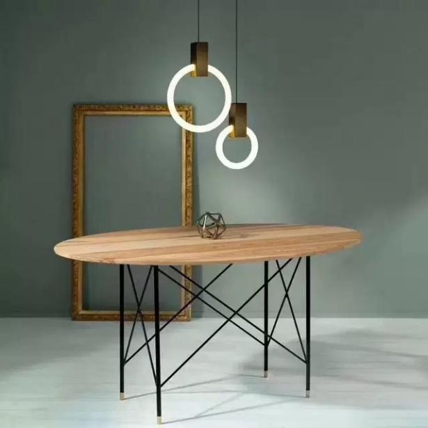 Đèn thả thông tầng hình tròn, đèn thả tô điểm lối cầu thang, đèn trang trí, đèn trần, đèn decor HTK_026 DT