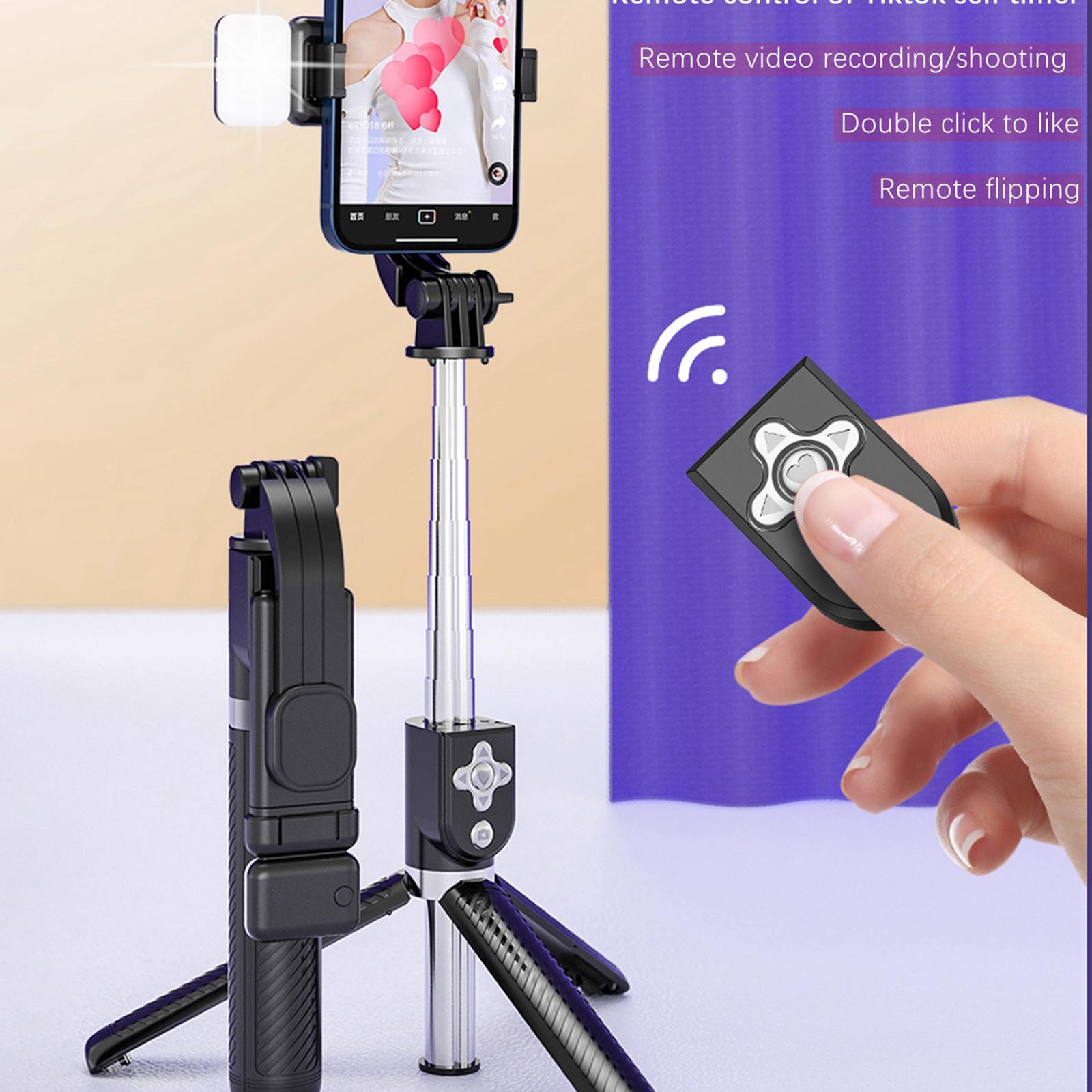 Selfie Stick Tripod Remote Lightweight for Video Recording Phone