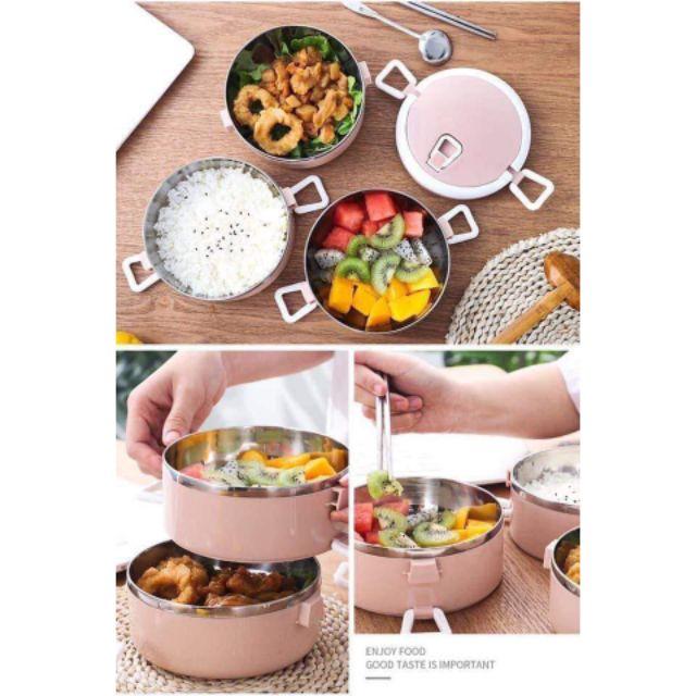 Cặp Lồng Inox Giữ Nhiệt Bốn Tầng Cao Cấp