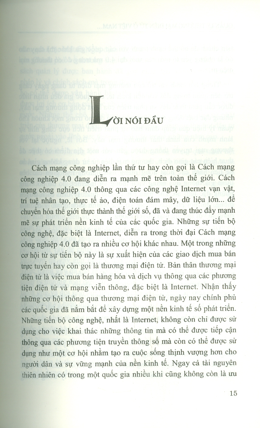 Quản Lý Thương Mại Điện Tử Ở Việt Nam Trong Bối Cảnh Mới (Sách chuyên khảo) - Viện Hàn lâm Khoa học Xã hội Việt Nam - Viện Kinh tế Việt Nam  TS. Vũ Hoàng Linh chủ biên