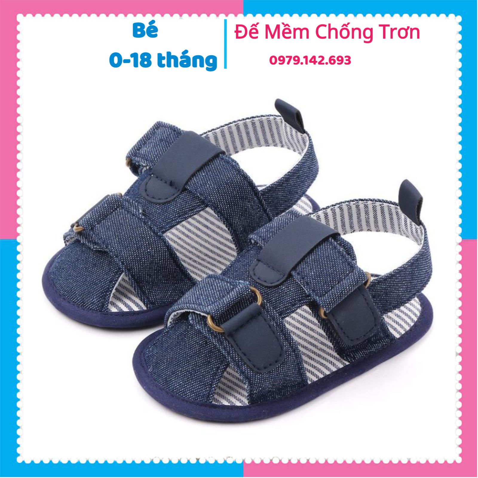 Giày Tập Đi, Giày Tập Đi Cho Bé Trai Đế Mềm Chống Trơn Trượt