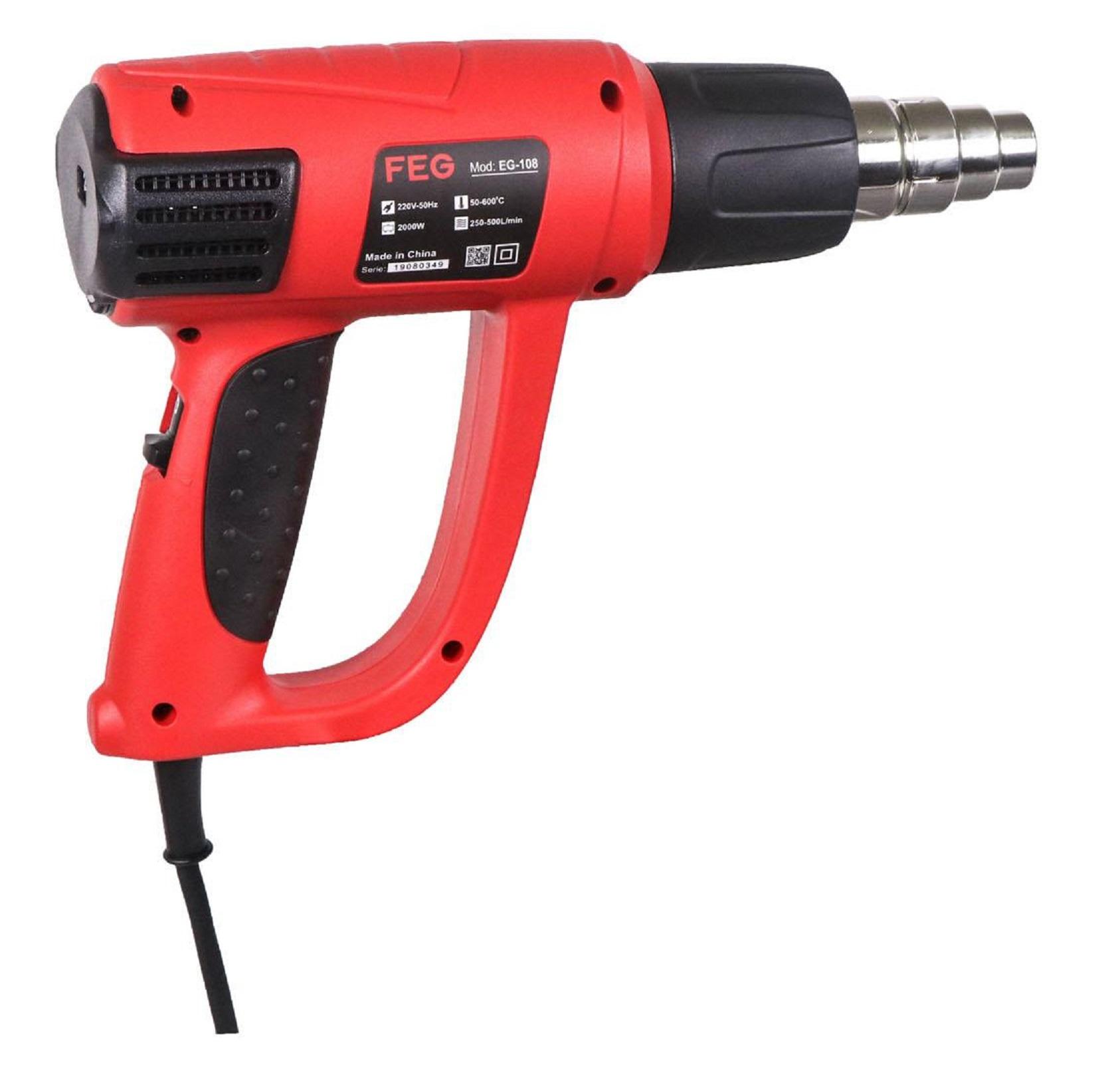 MÁY THỔI HƠI NÓNG 2000W FEG EG 108 - HÀNG CHÍNH HÃNG