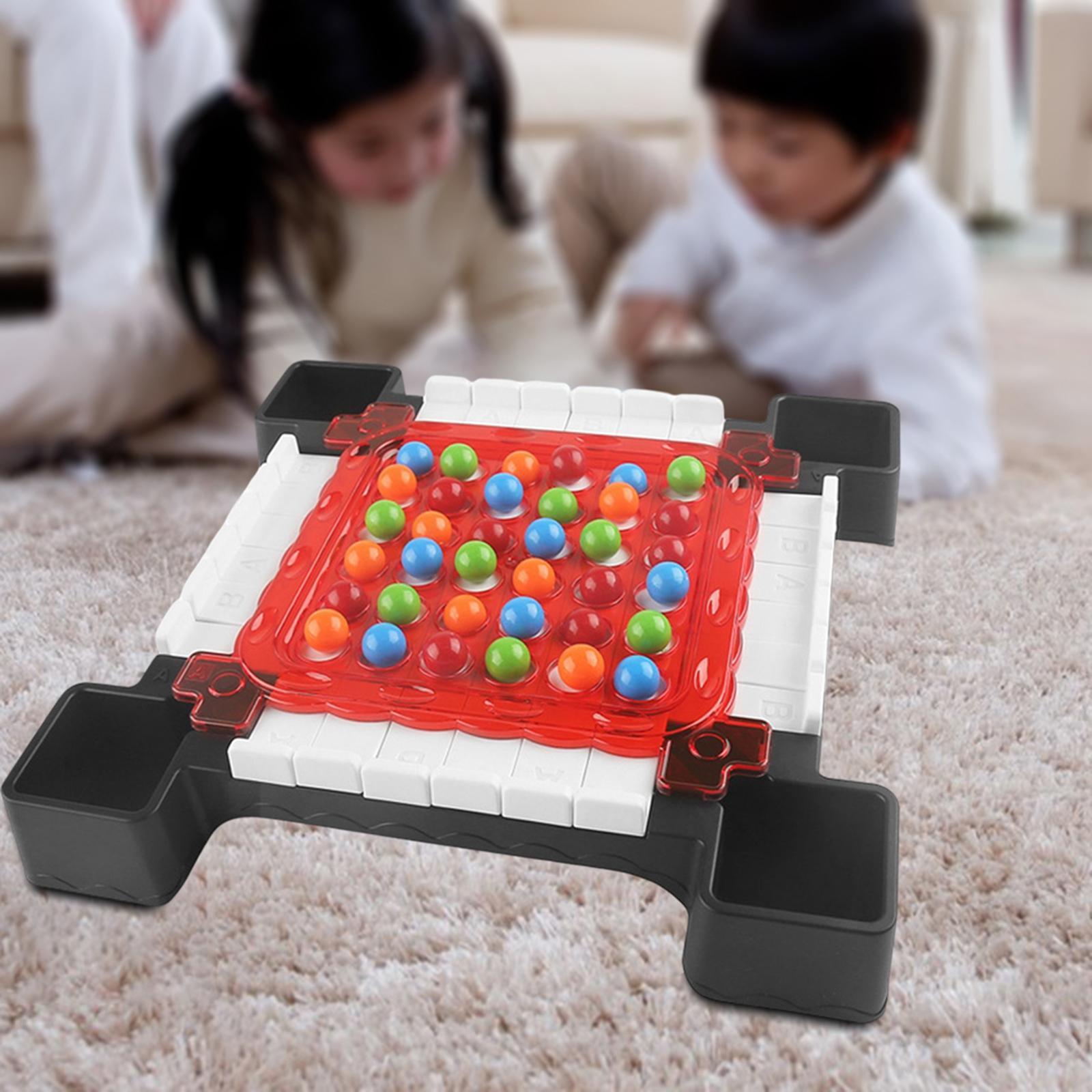 Rainbow Ball Elimination Game Tabletop Puzzle Chess for Boys Girls