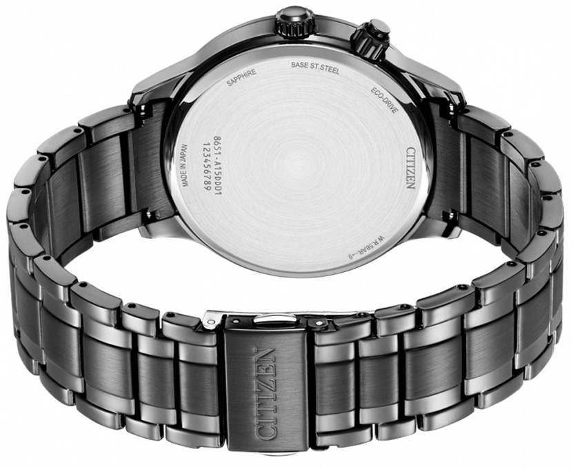 Đồng Hồ Nam Citizen Dây Kim Loại Máy Eco-Drive AP1055-87X - Mặt Xanh (Sapphire)
