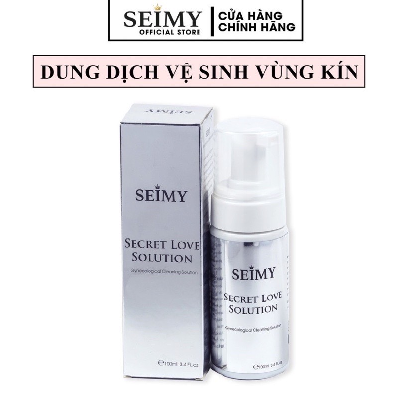 Dung dịch vệ sinh vùng kín SEIMY dạng bọt - Secret Love Solution