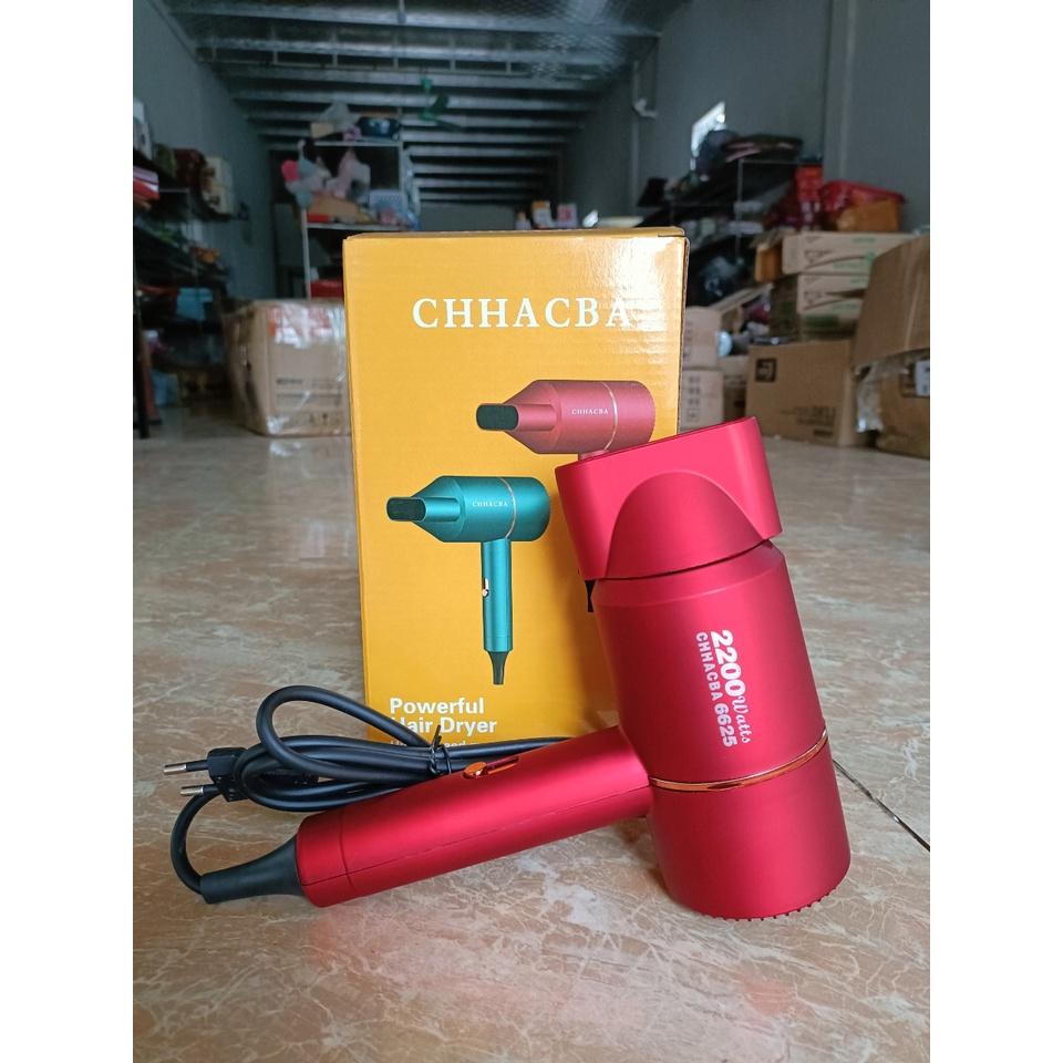 Máy sấy tóc 2 chiều nóng lạnh công suất lớn 2200W nhanh khô tóc, tặng kèm mỏ vịt