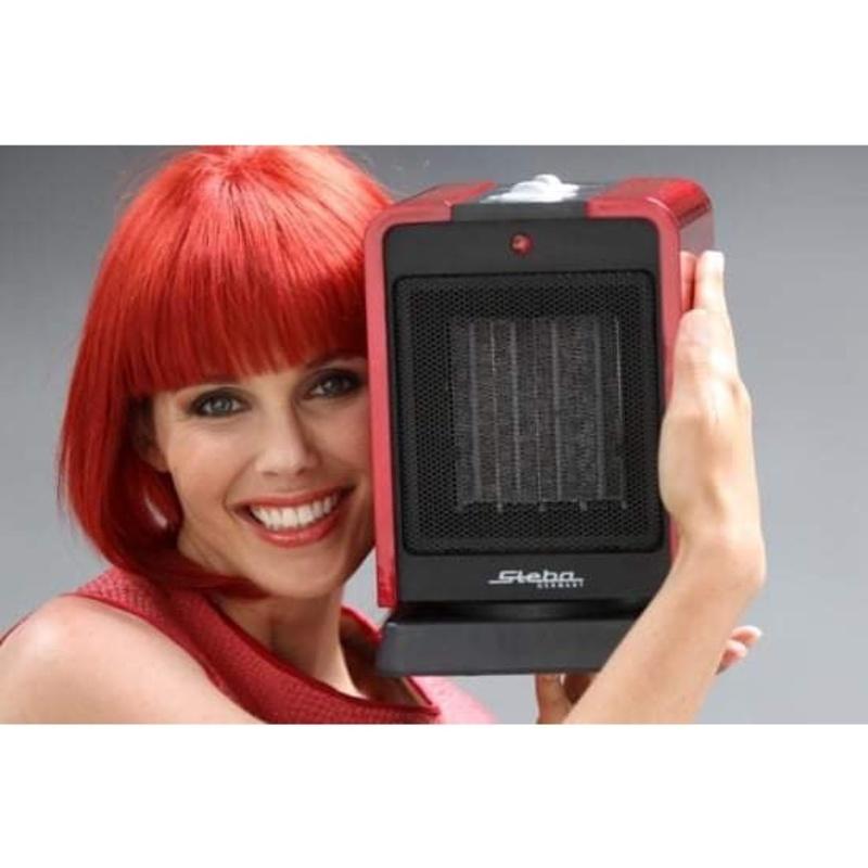 Quạt Sưởi Gốm Mini Steba KH2 Nhập Đức, Máy Sưởi Ấm 2 Chế Độ 1000W Và 1800W, Chế Độ Chống Quá Nhiệt, Cho Phòng 24m2,