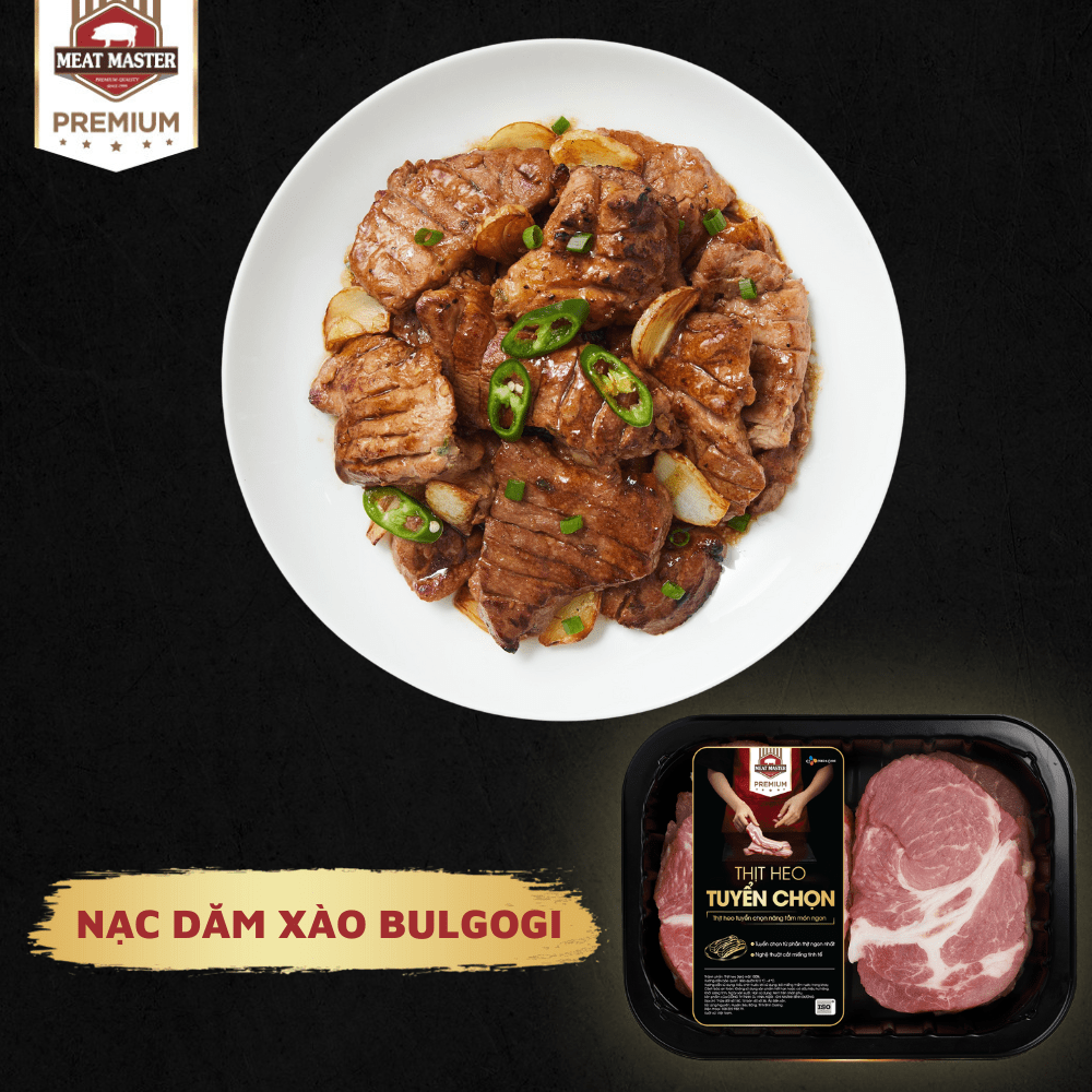 Nạc dăm hoa Meat Master  (400g/khay)