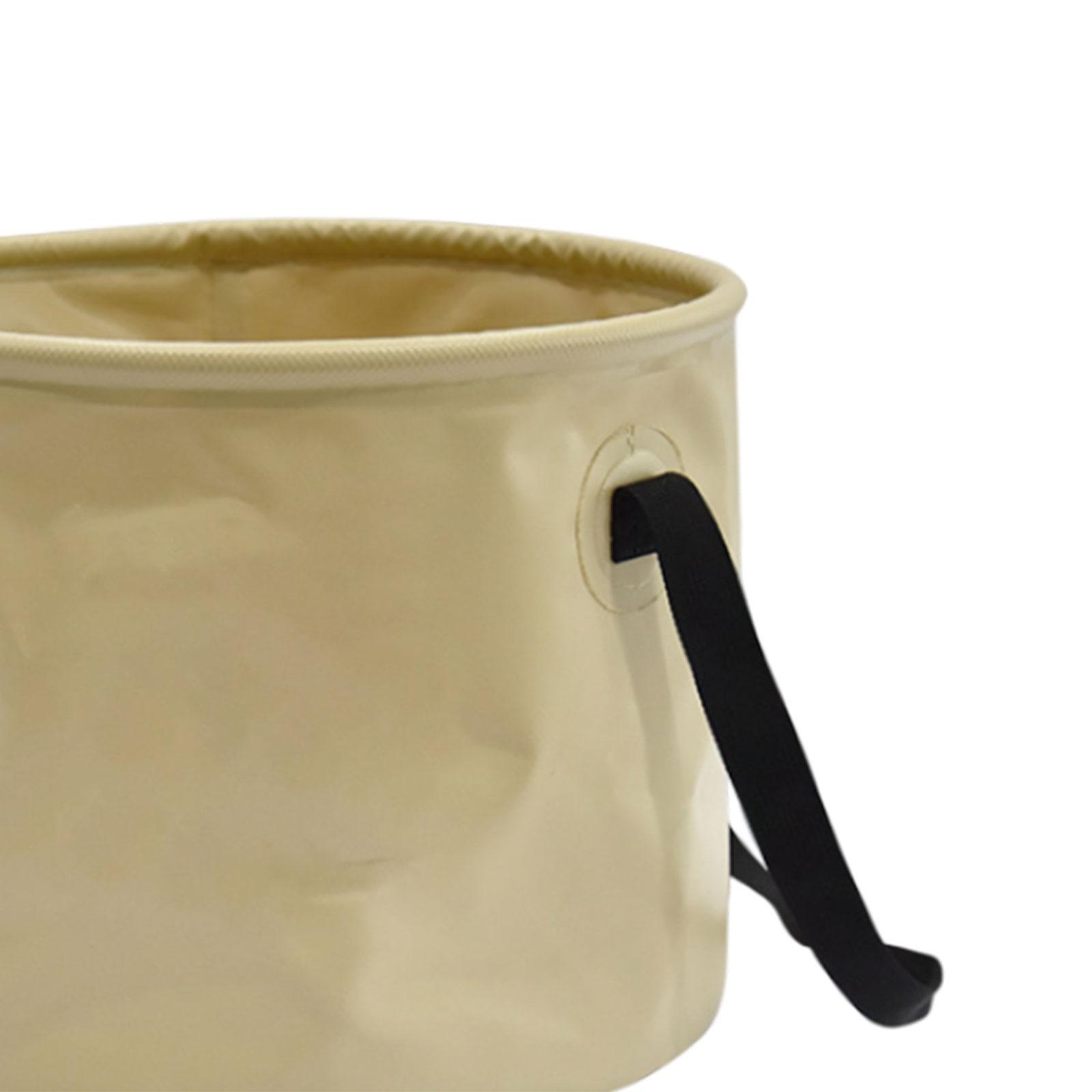 Collapsible Bucket with Handle Wash Basin for Camping Backpacking Travelling