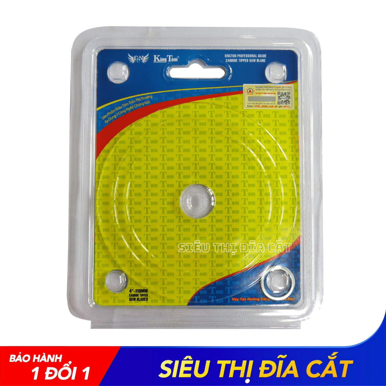 LƯỠI CƯA - LƯỠI CẮT GỖ 110-30 RĂNG KINGTOM VÀNG – CHẤT LƯỢNG VÔ ĐỊCH PHÂN KHÚC GIÁ RẺ!