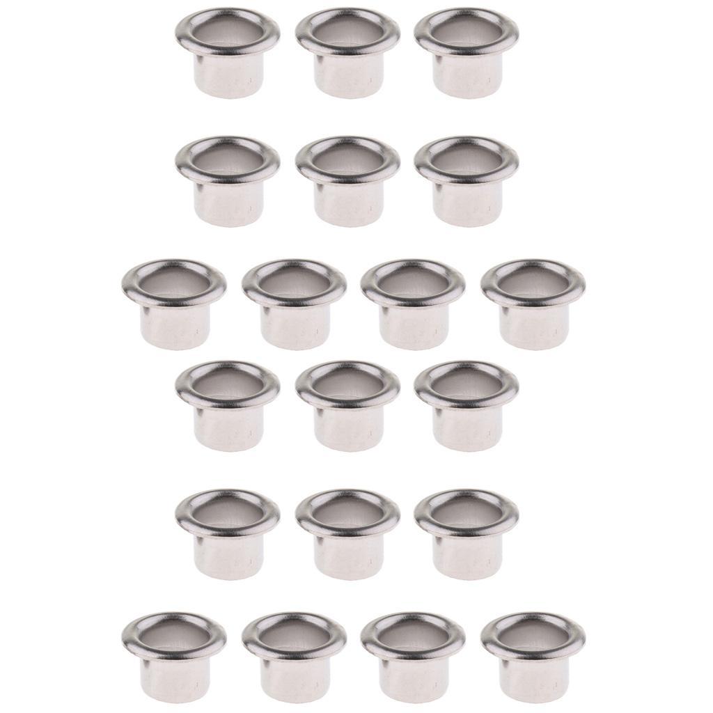 20 Pieces Metal Drum Air Vents Durable Percussion Instrument Parts