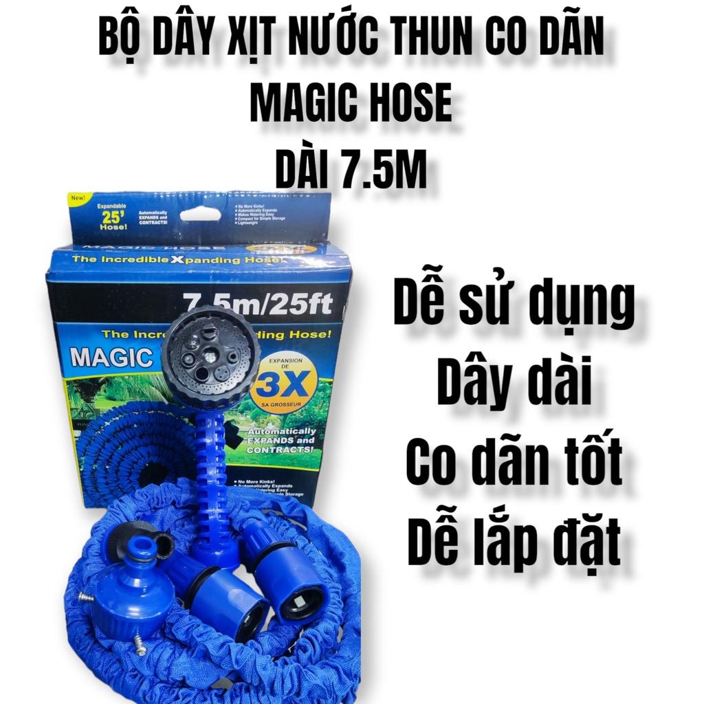 BỘ DÂY XỊT NƯỚC ĐA NĂNG CO DÃN MAGIC HOSE - 7,5M - GIAO MÀU NGẪU NHIÊN