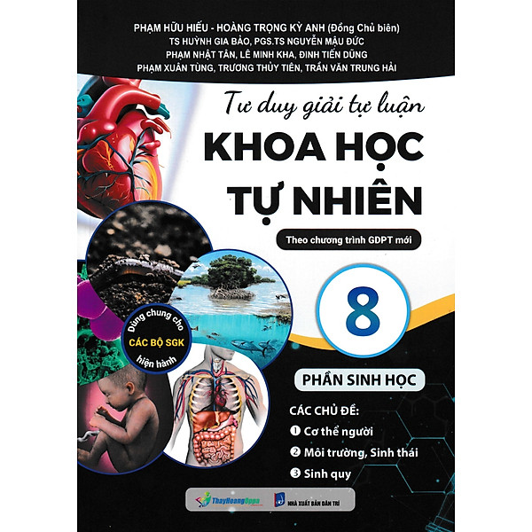 Combo Tư Duy Giải Tự Luận - Khoa Học Tự Nhiên 8: Phần Hóa Học + Sinh Học (Theo Chương Trình GDPT Mới) (Bộ 2 Cuốn) - OP