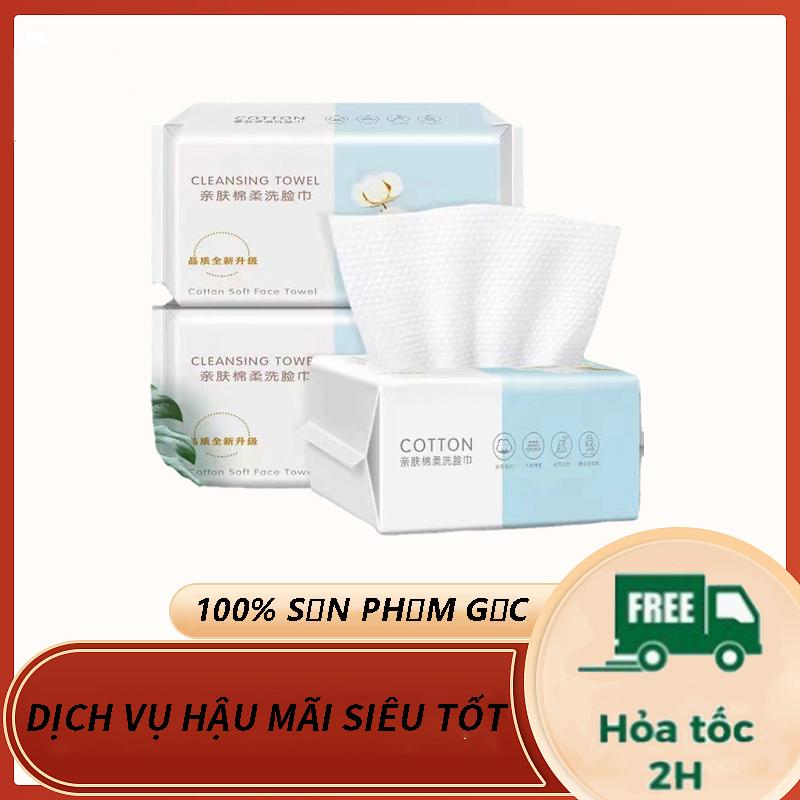 Khăn Mặt Khô Đa Năng dùng 1 lần lau mặt lau khô, lau ướt khăn mặt khô đa năng dùng 1 lần