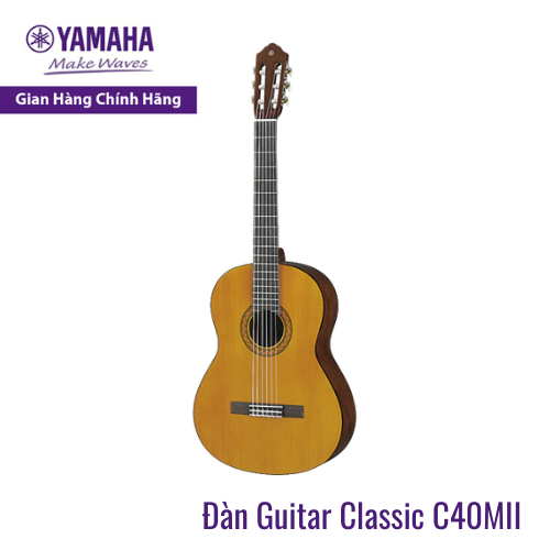Đàn Guitar Classic Yamaha C40MII-CG shape Spruce Top Back & Side Tonewood