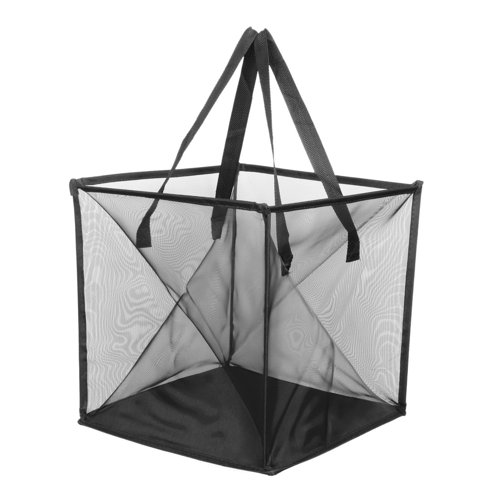 Laundry Basket Mesh Laundry Hamper with Handles Collapsible Clothes Hamper Dirty Clothes Laundry Basket for Dorm Laundry Room