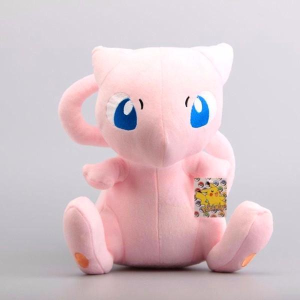 Gấu Bông Pokemon Mèo Mew Hồng Ngồi Dễ Thương Tặng Kèm 1 Ví Bóp Đựng Thẻ Dễ Thương Như Hình