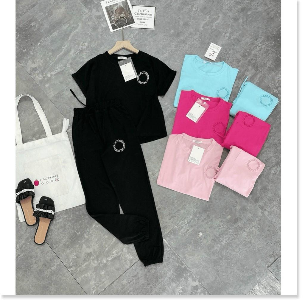 SET BỘ THUN TAY NGẮN,QUẦN DÀI NỮ NHIỀU MÀU XINH XẮN HỢP CHO MÙA HÈ THỜI TRANG VINA 1HIT FASHION