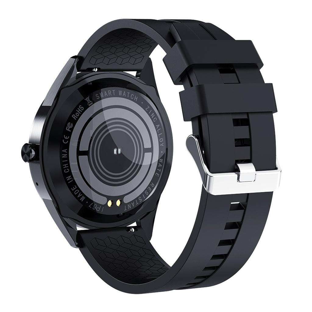 2xWomen Men Bluetooth Smart Watch Wrist Band Sedentary Reminder Black