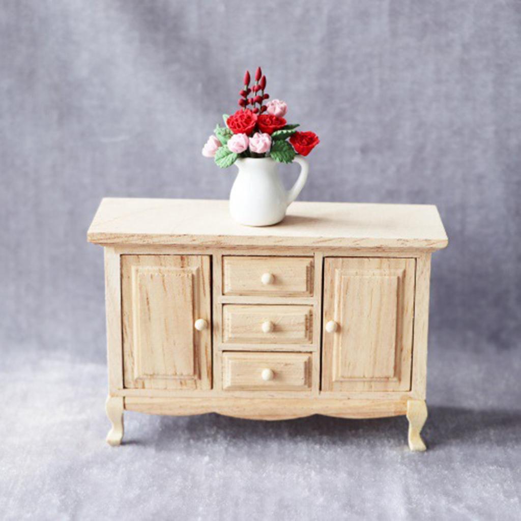 1:12 Dollhouse Cabinet Dollhouse Accessories Dollhouse Living Room Decor