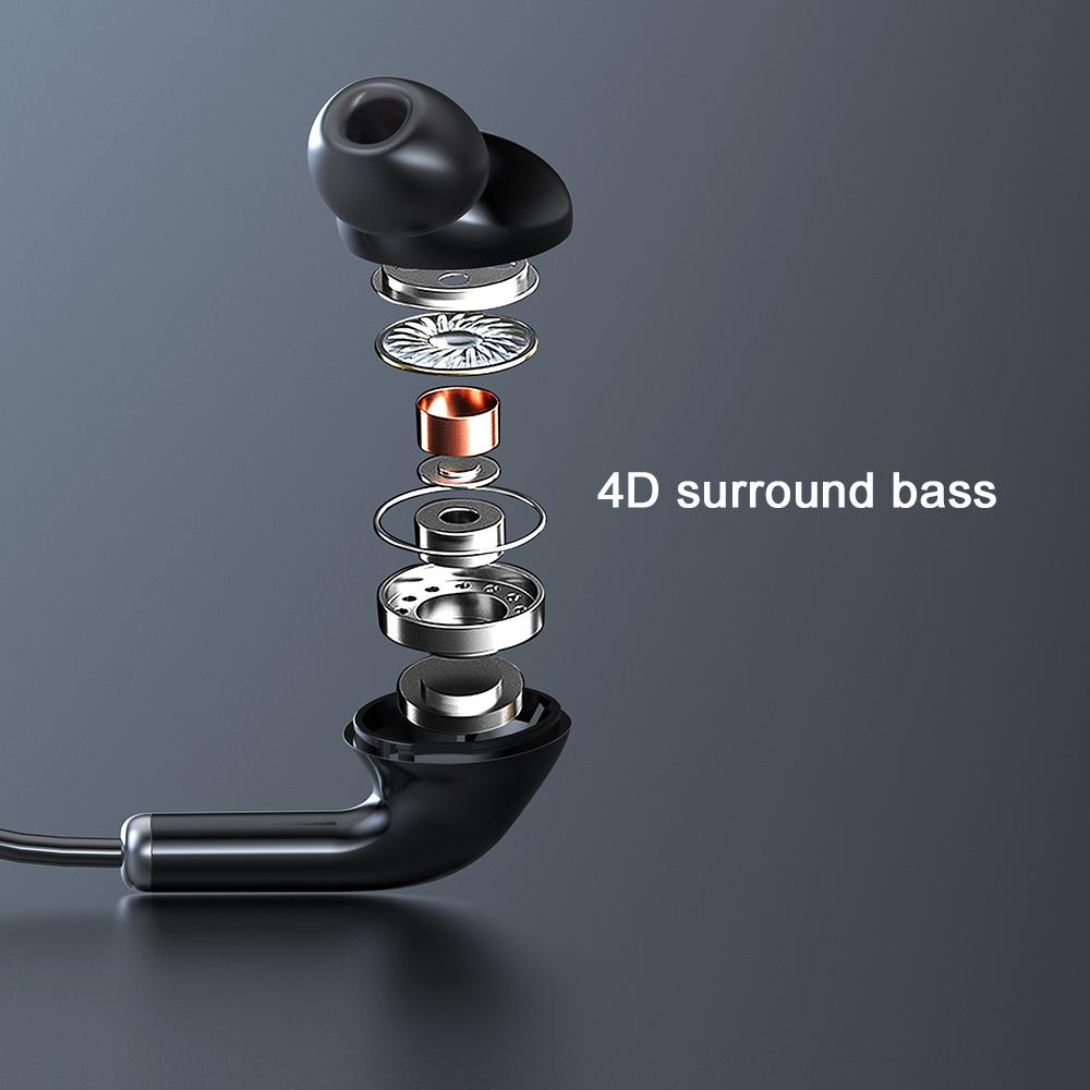 Bluetooth Tai Nghe 5.0 Chống Nước Từ Tính Cổ Tai Nghe Nhét Tai Thời Gian Thực LED Màn Hình Hiển Thị Công Suất Điện Thoại Rảnh Tay Mic Tai Nghe Hỗ Trợ Thẻ TF