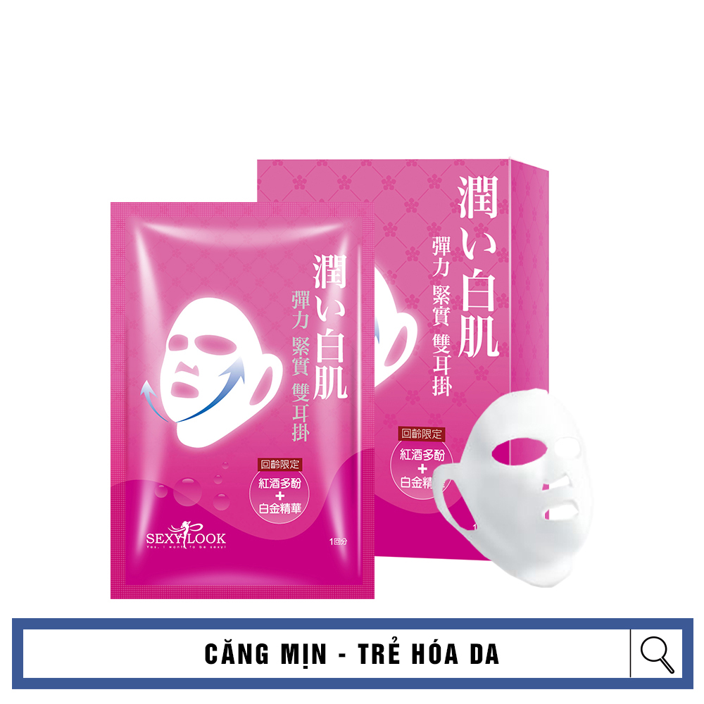 Hộp 10 Miếng Mặt Nạ Nâng Cơ 360º SEXYLOOK TÁI TẠO SĂN CHẮC DA - INTENSIVE FIRMING DUO LIFTING MASK (Bản Đài) 30ml/ Miếng