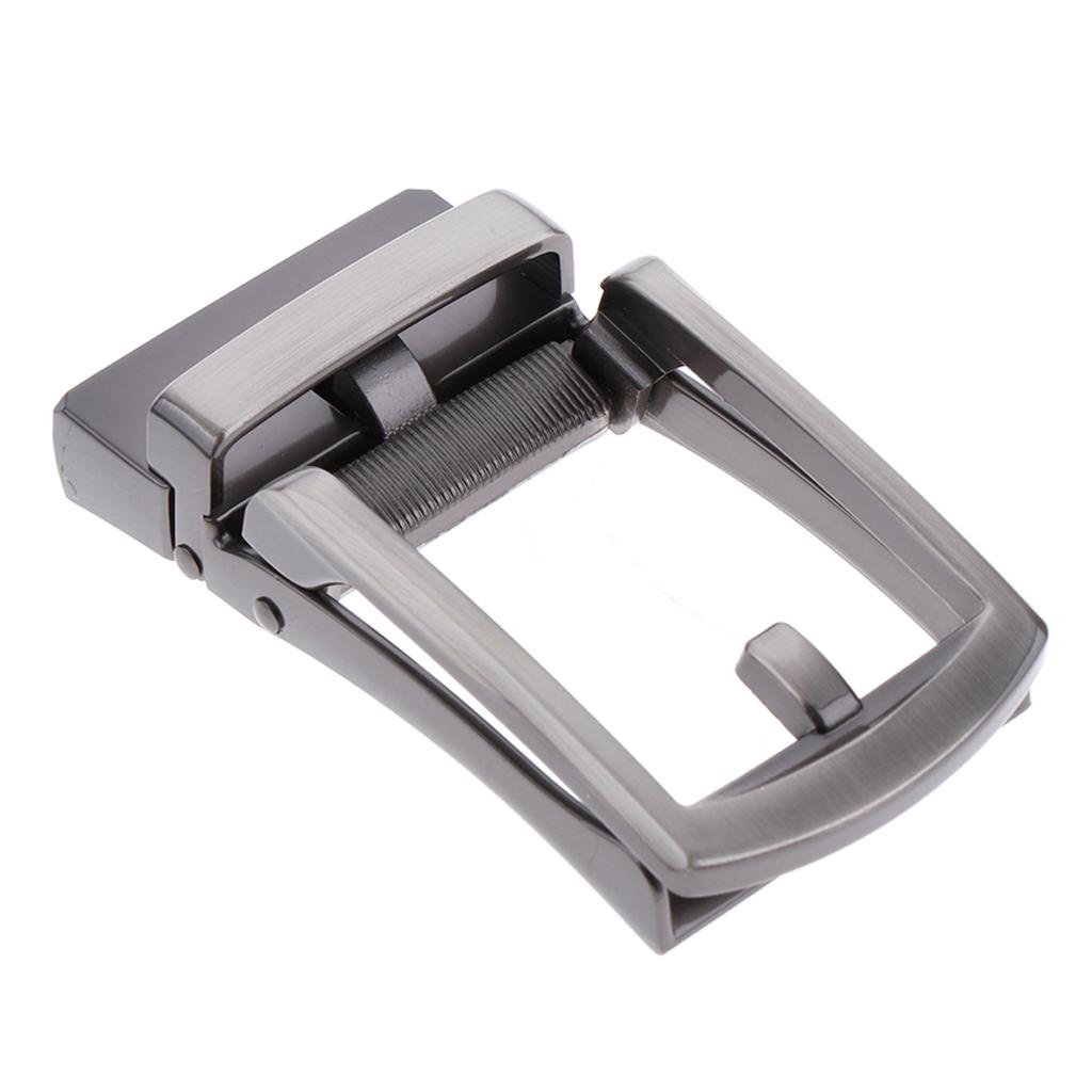Men Alloy Leather Belt Automatic Buckle Replacement for Leather Belt Strap 3.5cm Wide