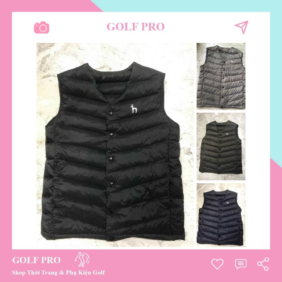 Áo gile golf nam lông vũ áo phao Hazzy siêu nhẹ giữ nhiệt thời trang thể thao cao cấp AG009