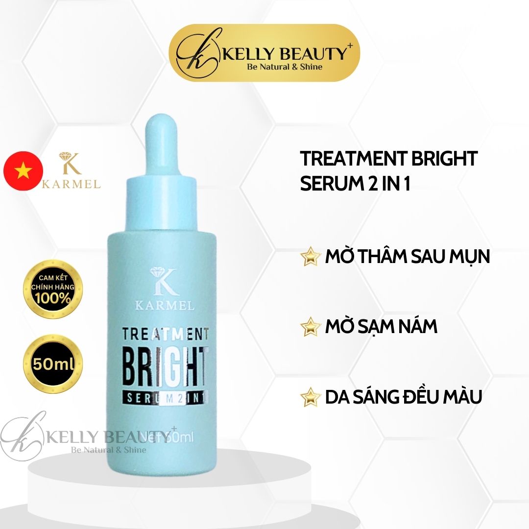 Karmel Treatment Bright Serum – Tinh Chất Mờ Thâm Sạm Nám, Da Sáng Đều Màu | Kelly Beauty