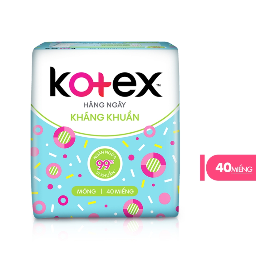 Combo BVS Kotex hằng ngày kháng khuẩn + Thảo dược Cool SMC + Mini Meow SMC 8 miếng