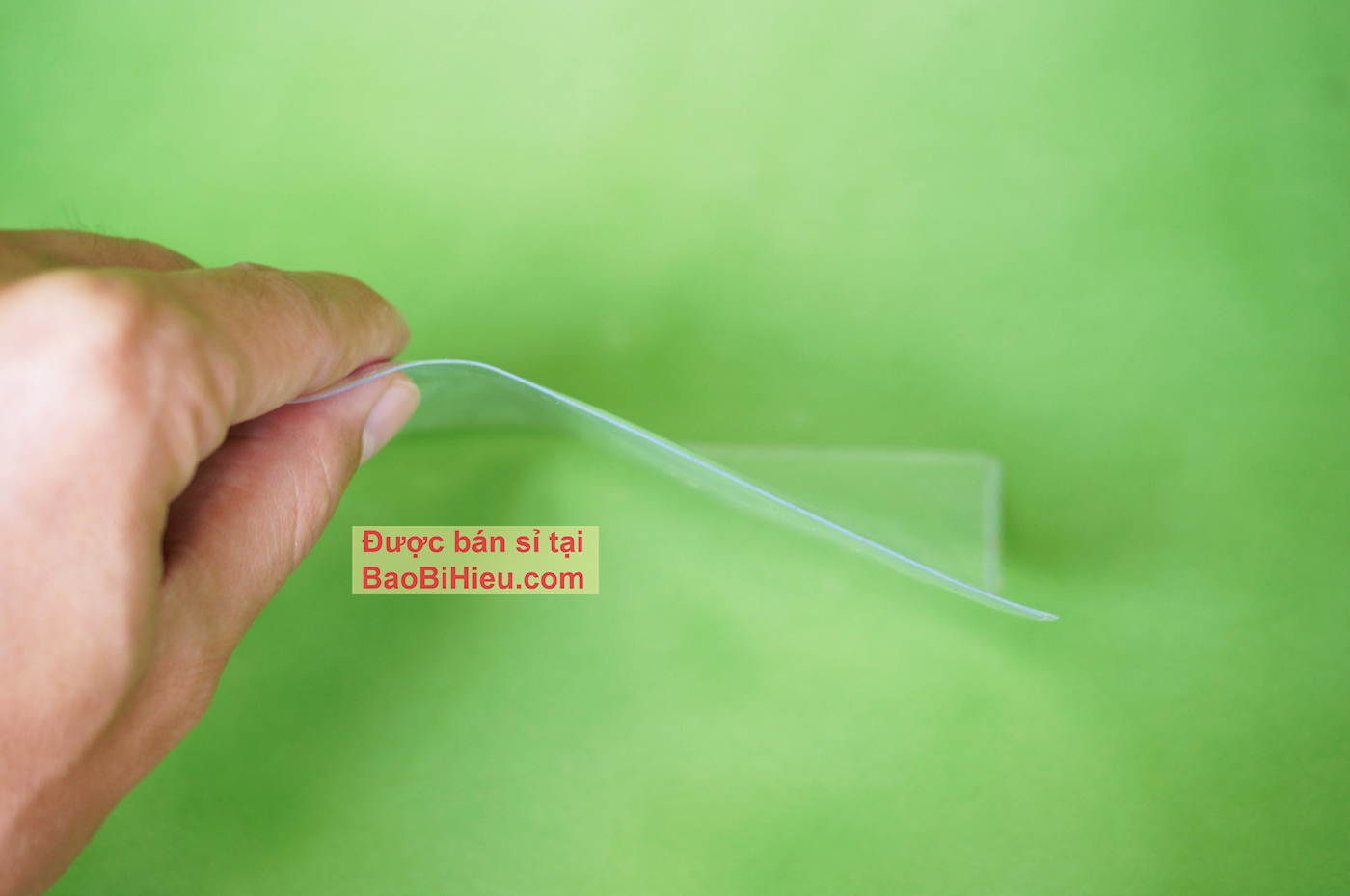 Túi đựng giấy tờ khổ A5 bằng nhựa dẻo PVC bamarau - Loại có nắp đậy