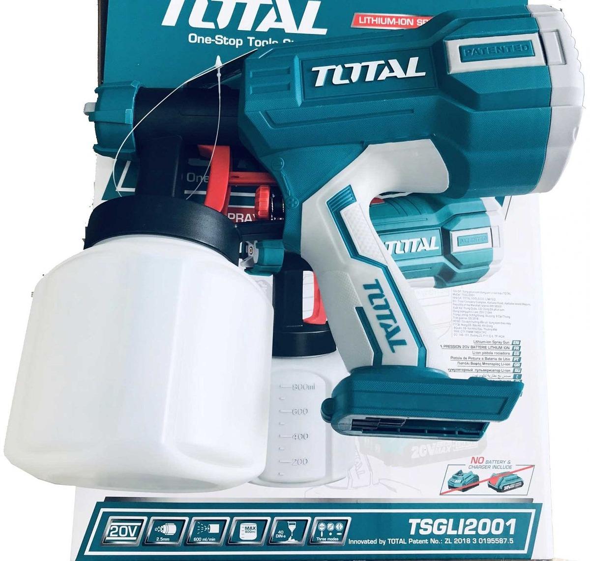 MÁY PHUN SƠN DÙNG PIN 20V TOTAL TSGLI2001 - HÀNG CHÍNH HÃNG