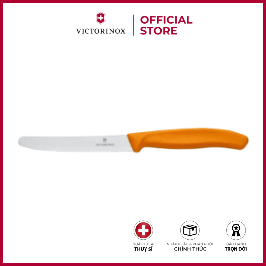 Dao bếp Victorinox Tomato and sausage knives (wavy edge, 11cm) 6.7836.L119