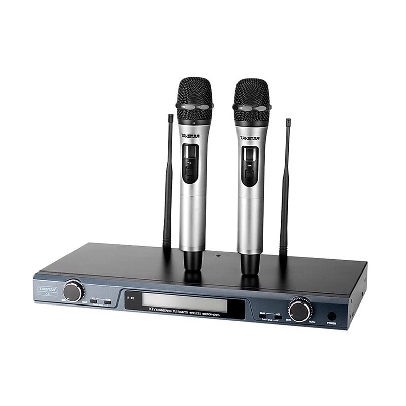 Takstar X6 UHF - Micro Không Dây Cho Phòng Hát Karaoke- Hàng chính hãng