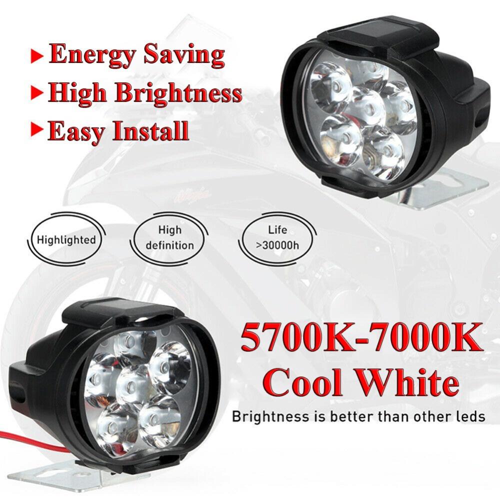 Đèn Pha 6 Bóng Led Cho Xe Máy/Xe Điện