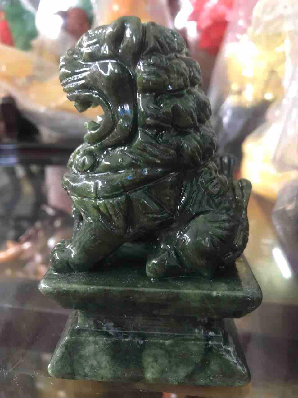 Cặp Kỳ Lân Xanh Nhỏ Đá Pakista Tự Nhiên Size 10cm Anh Chị trưng bàn làm việc nhà công ty tốt may mắn hợp mệnh Thủy Mộc Hỏa ạ