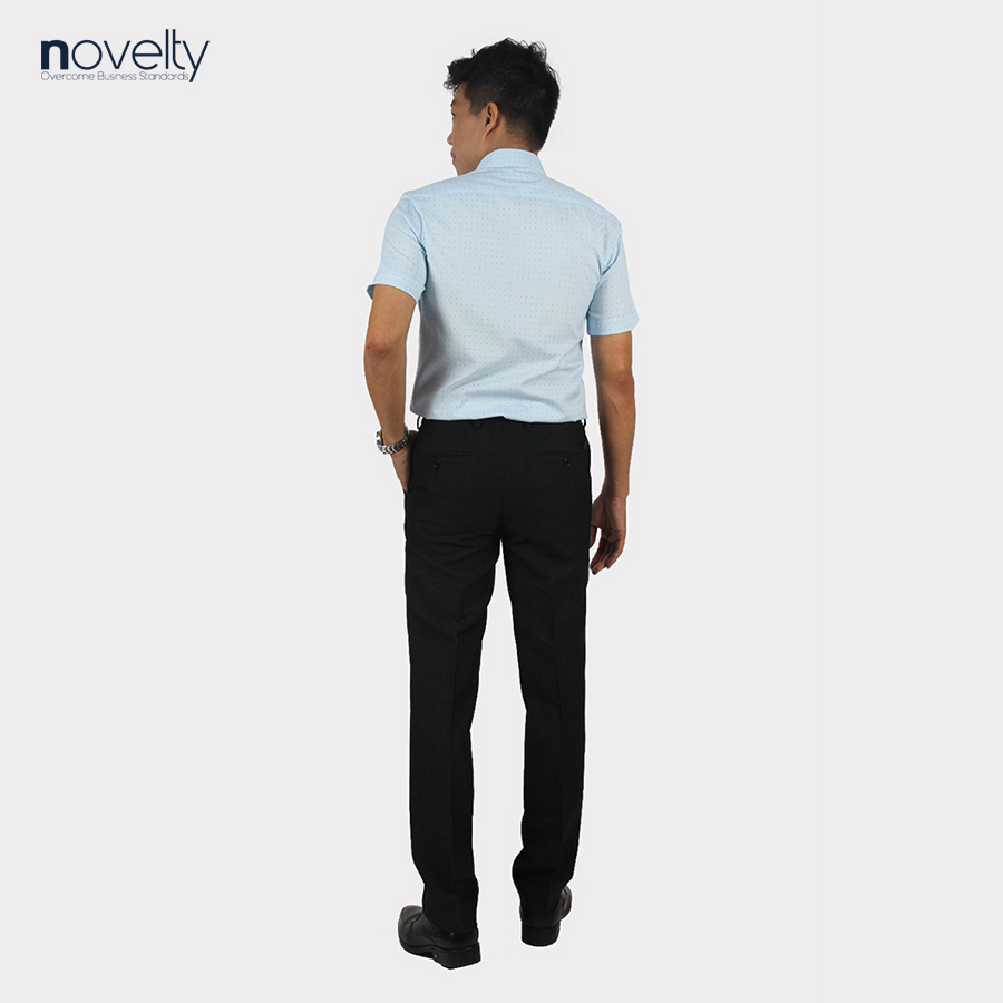 Áo sơ mi nam ngắn tay Novelty Regular fit hoa văn NSMMINMTCR220929N