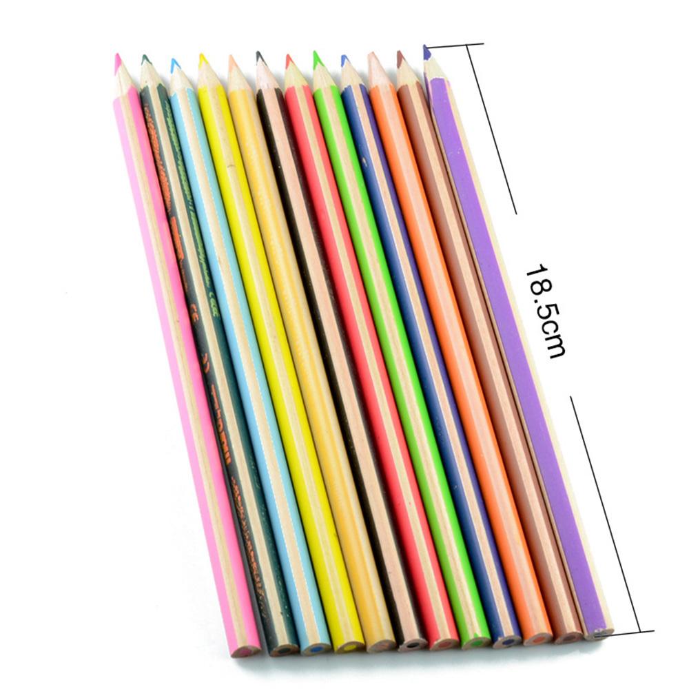 12 Color Coloring Book Professional Wooden Colored Pencil for Painting Drawing Sketch Tools Pen