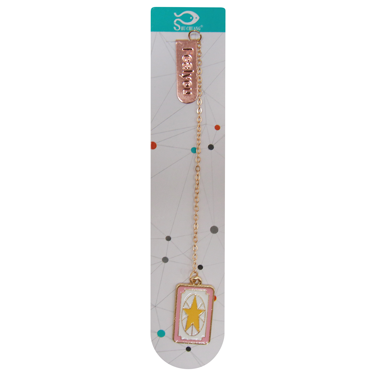 Bookmark Kẹp Sách Kim Loại Phối Charm Hình Cardcaptor - Mẫu 1