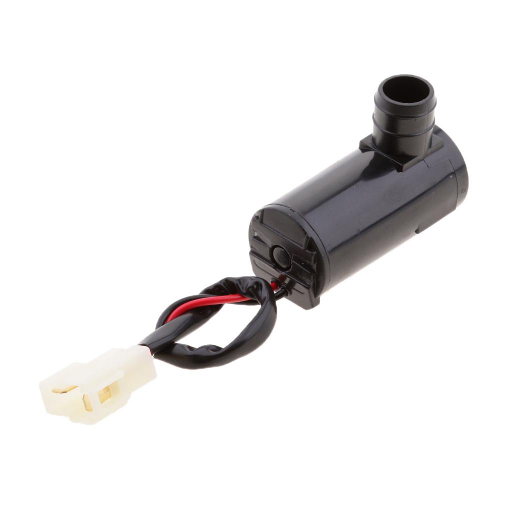 2xUniversal 12V Car Vehicles Windshield Washer Pump Nozzle Motor