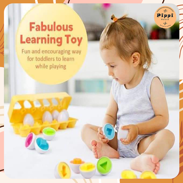 Đồ Chơi Trứng Nối Matching Egg Giúp Bé Phát Triển Vận Động Thô Tư Duy Thông Minh