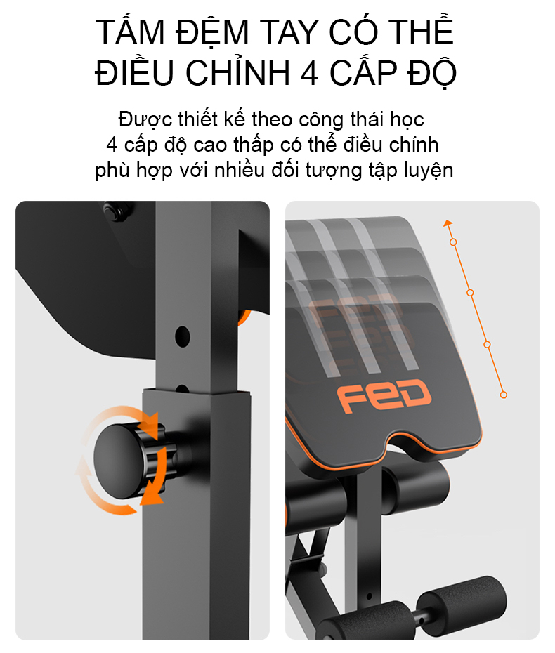 Ghế Tập Tạ Đa Năng FED-XM0117