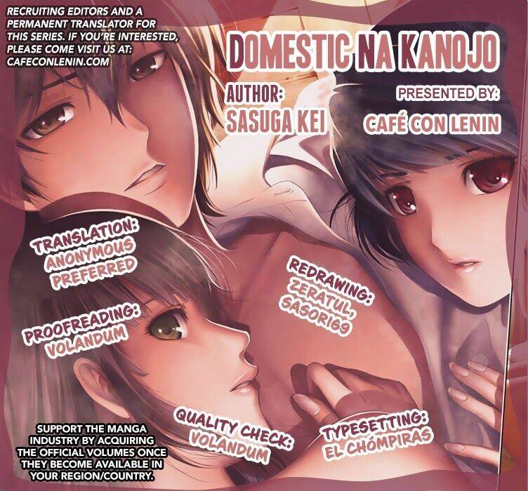 Domestic Na Kanojo Chapter 9 - Trang 1