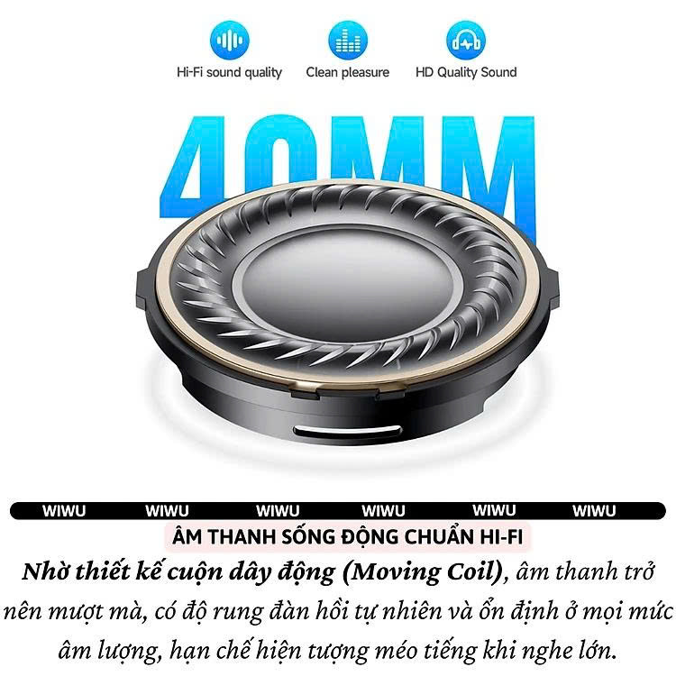 Tai Nghe Headphone Không Dây Bluetooth 6.0 Ai Chip – Wekome PureBass Airbuds  Pin 58H • Đệm Tai Siêu Êm • Bass Mạnh • Hỗ Trợ TF Card • Hàng Nhập Khẩu Chính Hãng