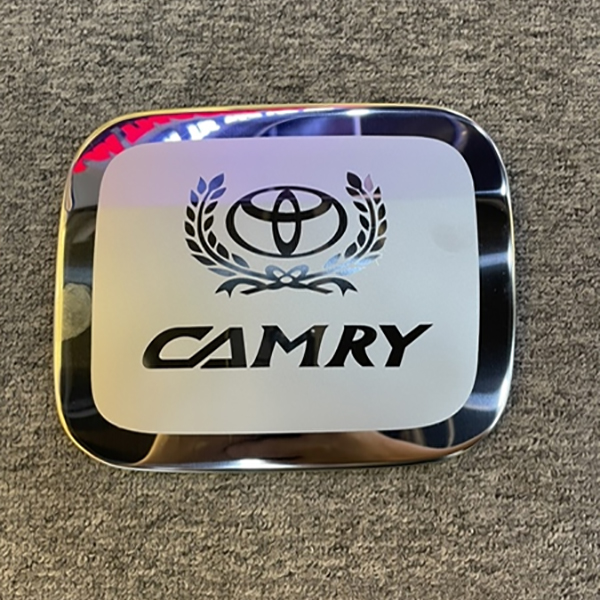 Ốp Nắp Xăng Cao Cấp Dành Cho Xe Toyota Camry 2007-2012 - Inox