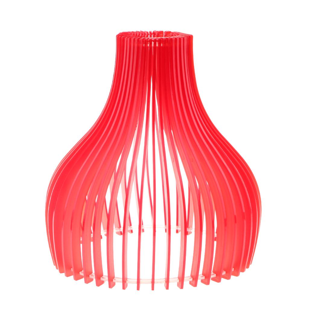Modern Bell-Shaped Acrylic Ceiling Pendant Light Shade Lampshade Easy Fit Shades Decor